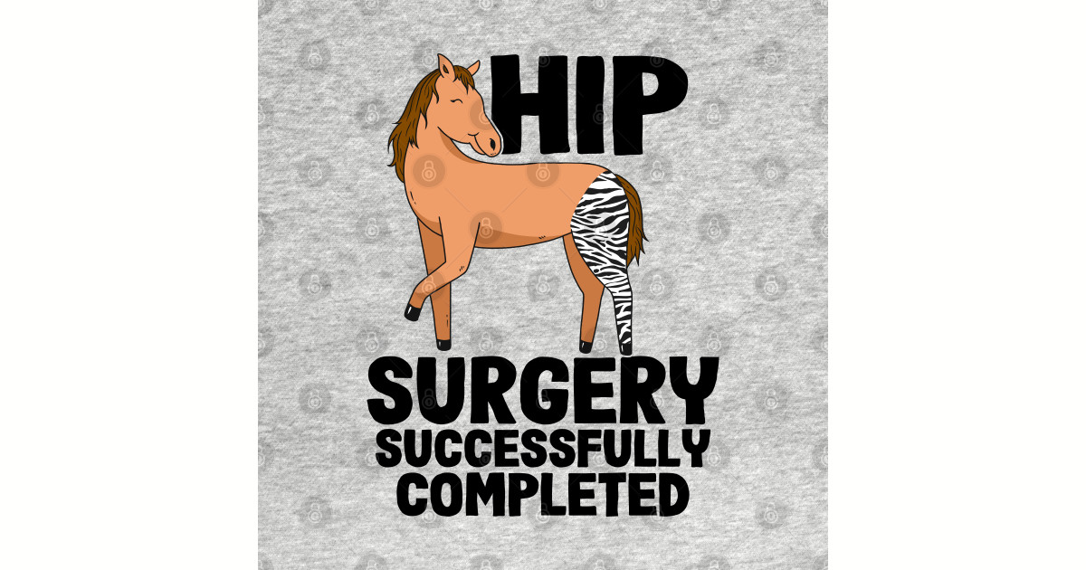 Hip Surgery Successfully Completed Horse Zebra Leg Hip Surgery Baseball TShirt TeePublic